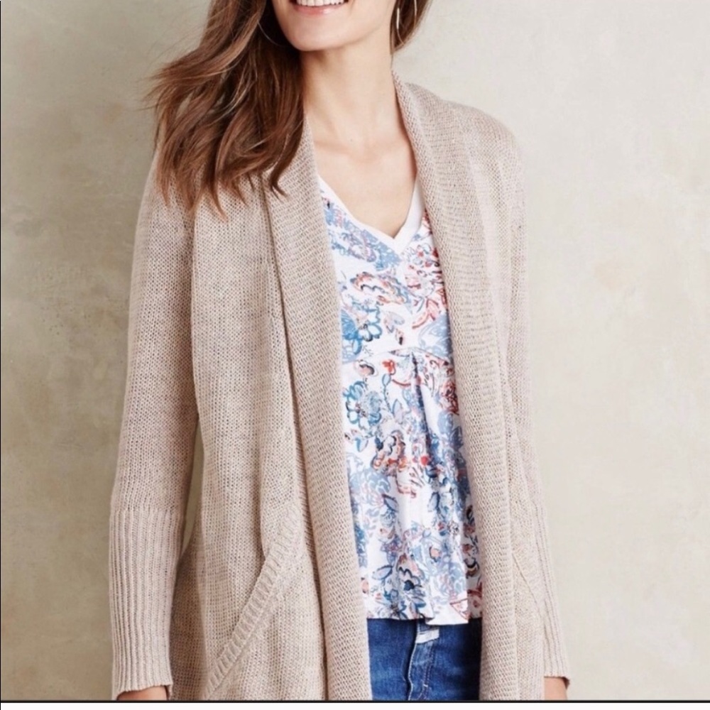 Anthro Angel of the North Cascade Draped Cardigan